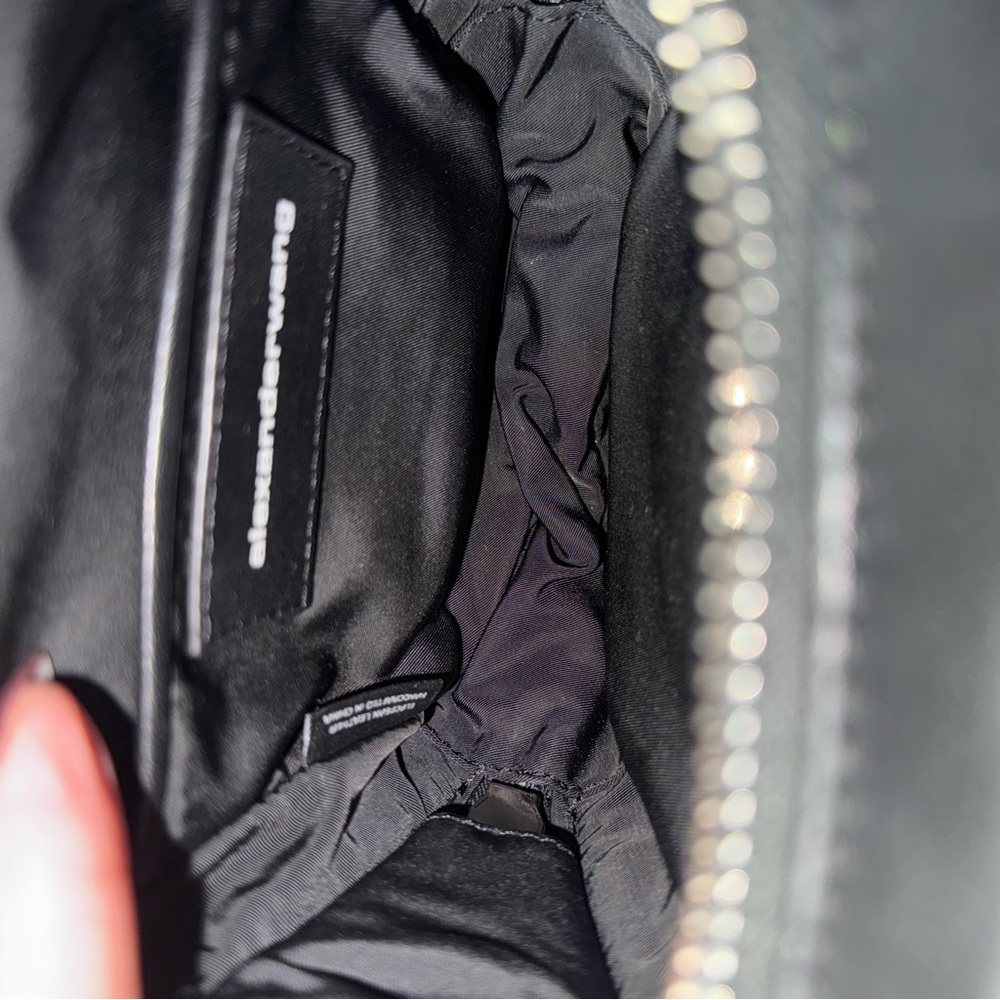 Alexander Wang Black Leather Rectangular Halo Cro… - image 10